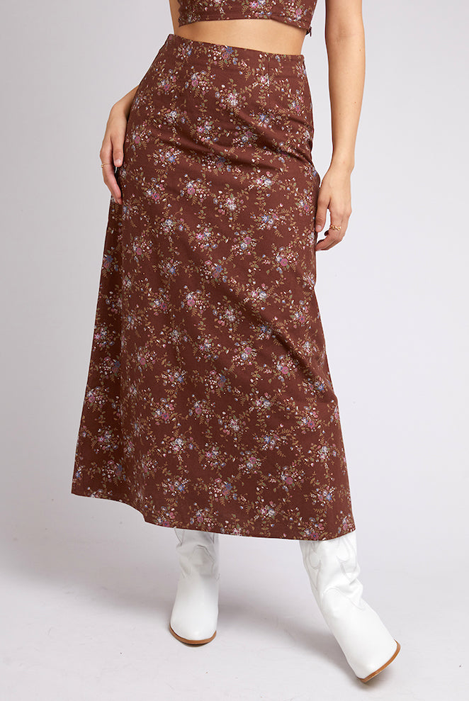 Dakota Floral Maxi skirt