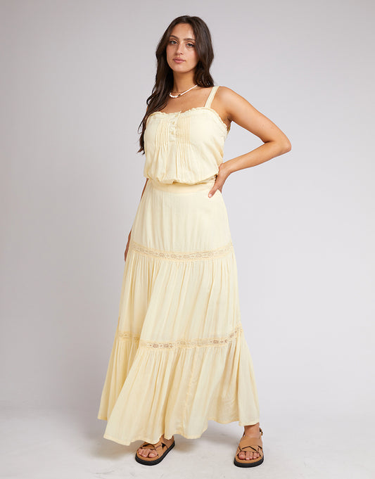 Denver Maxi Skirt - Yellow