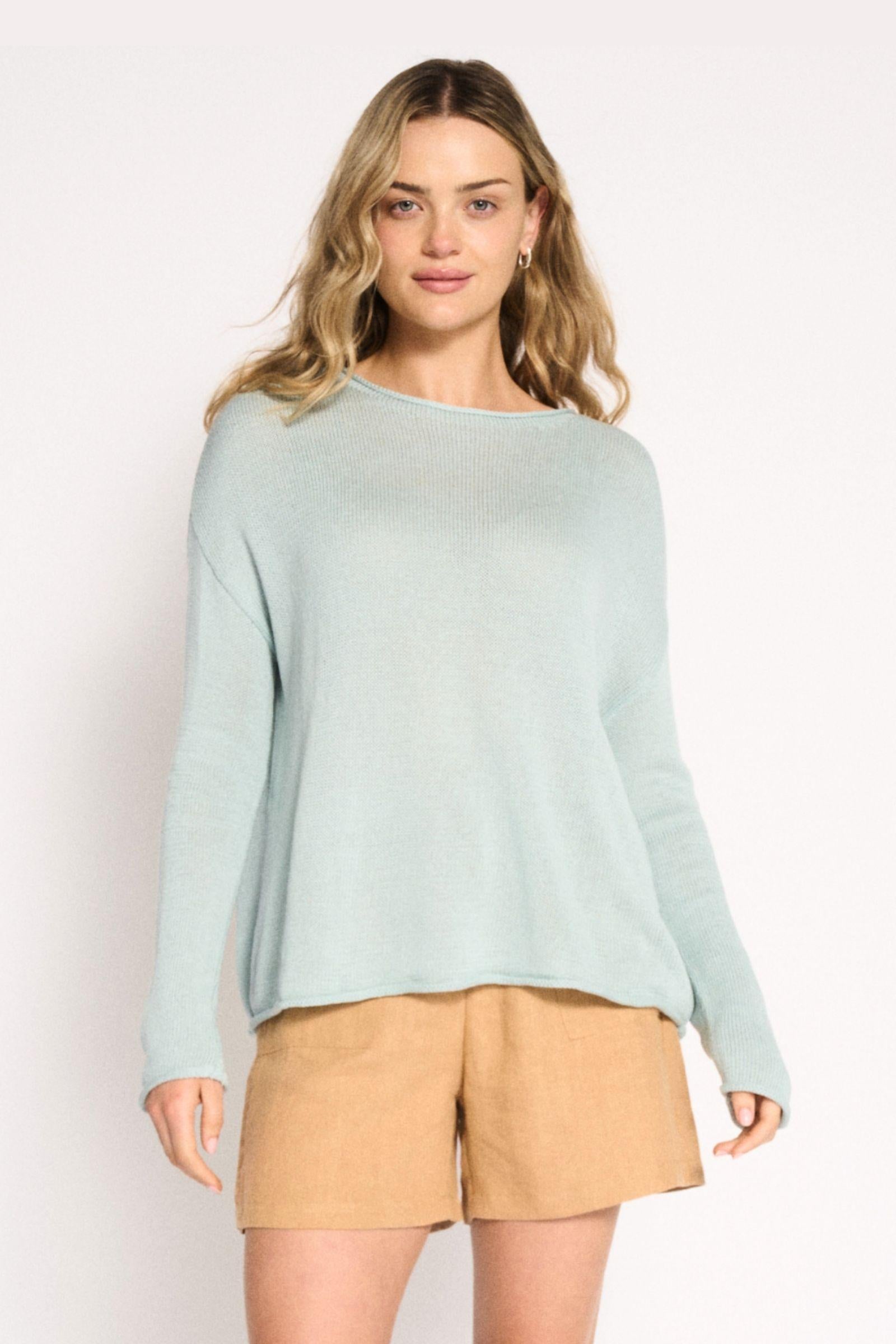 Spring Knit - Soft Aqua