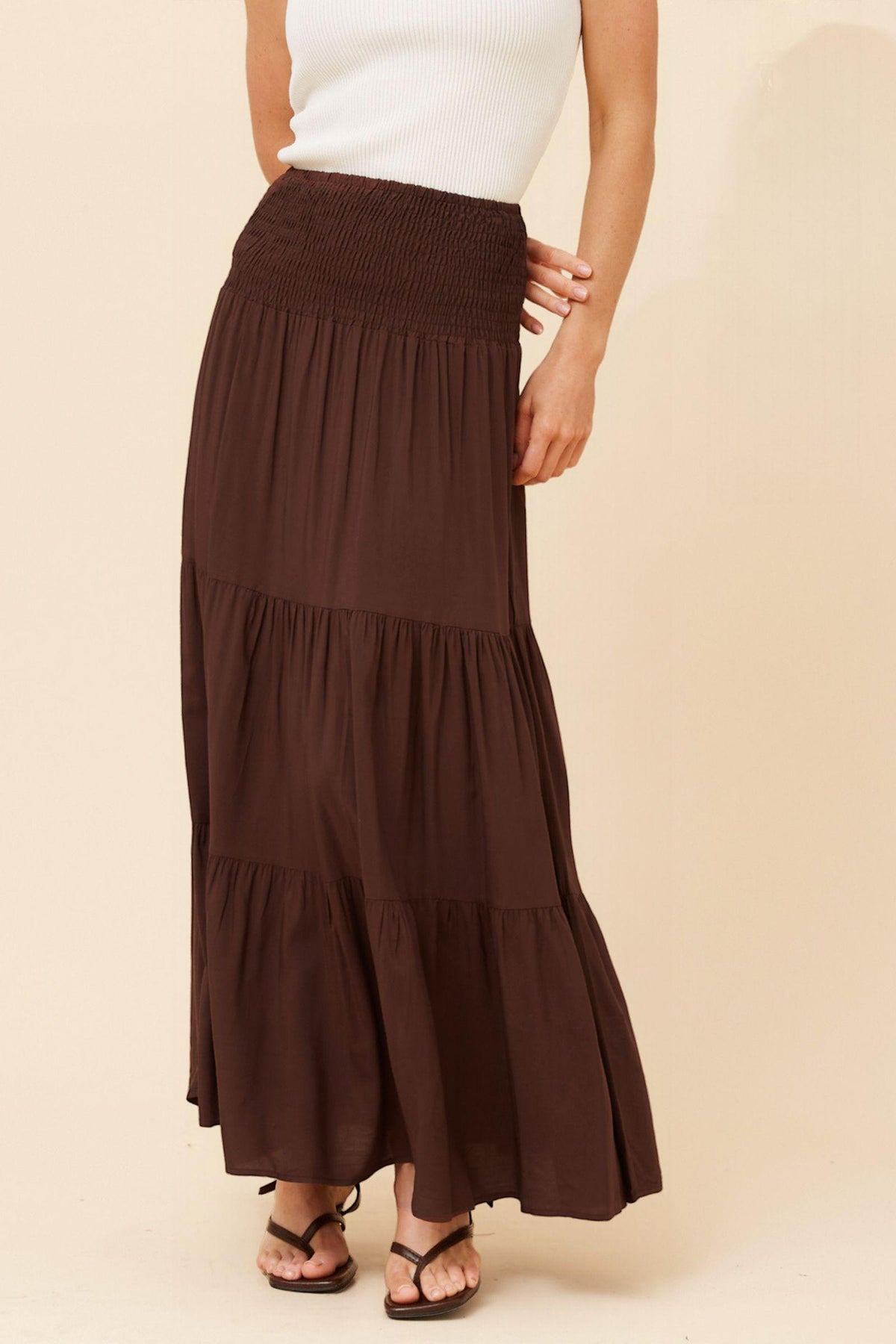 Reverie Skirt - Chocolate