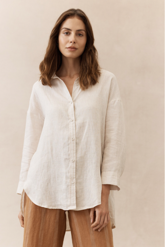 Boyfriend Shirt - Natural