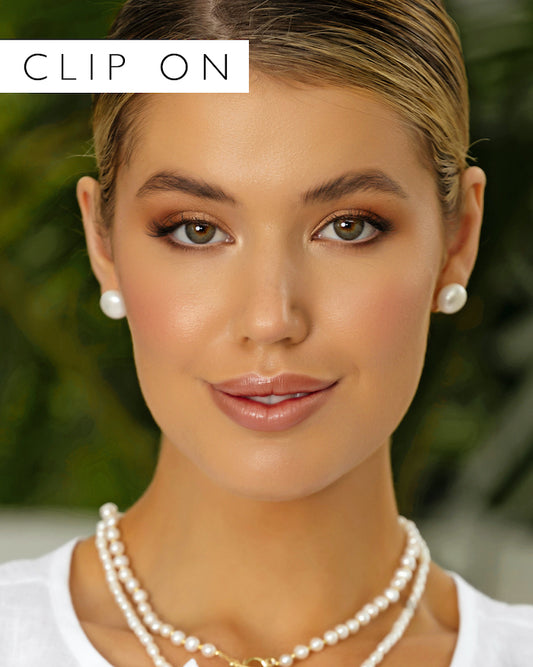 Everyday Pearl Clip On Earrings