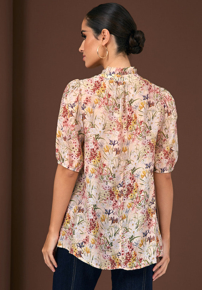 Sandra Belfast Print Top