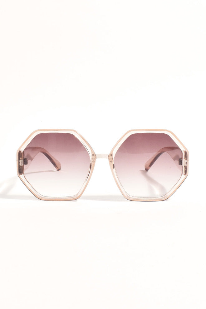 Statement Octagon Frame Sunglasses