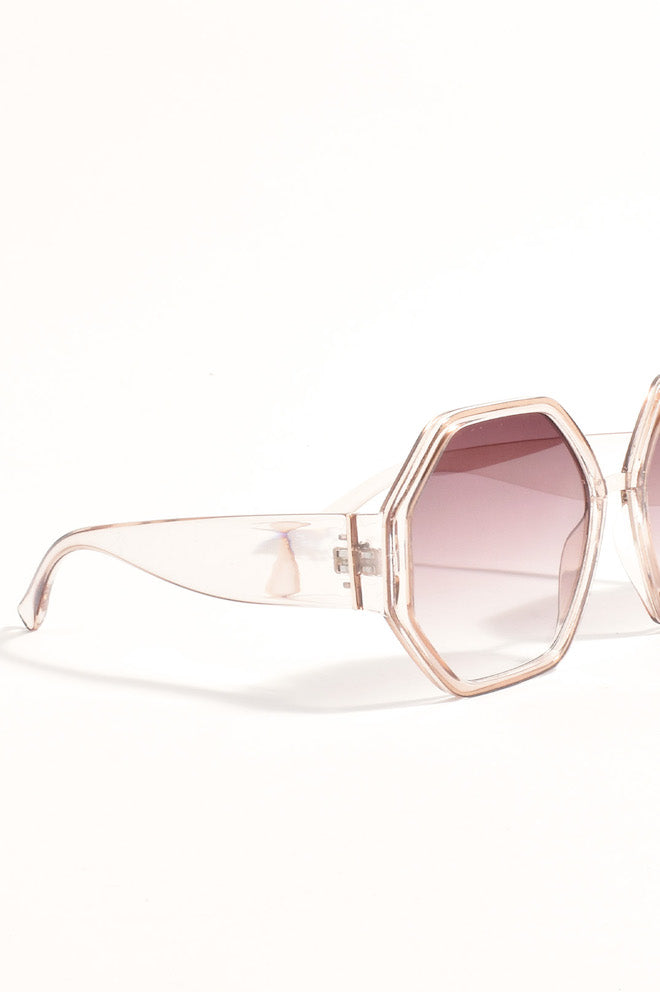 Statement Octagon Frame Sunglasses