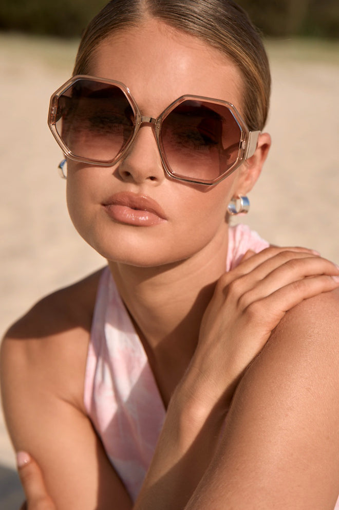 Statement Octagon Frame Sunglasses