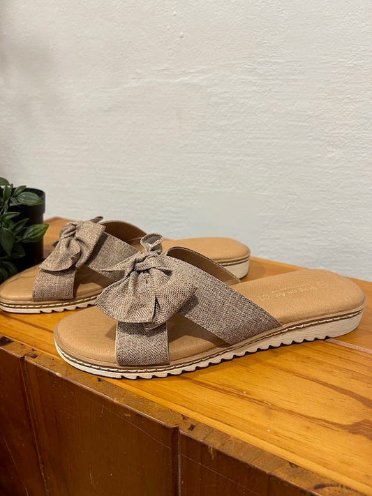 Fabric Slide - Light Tan