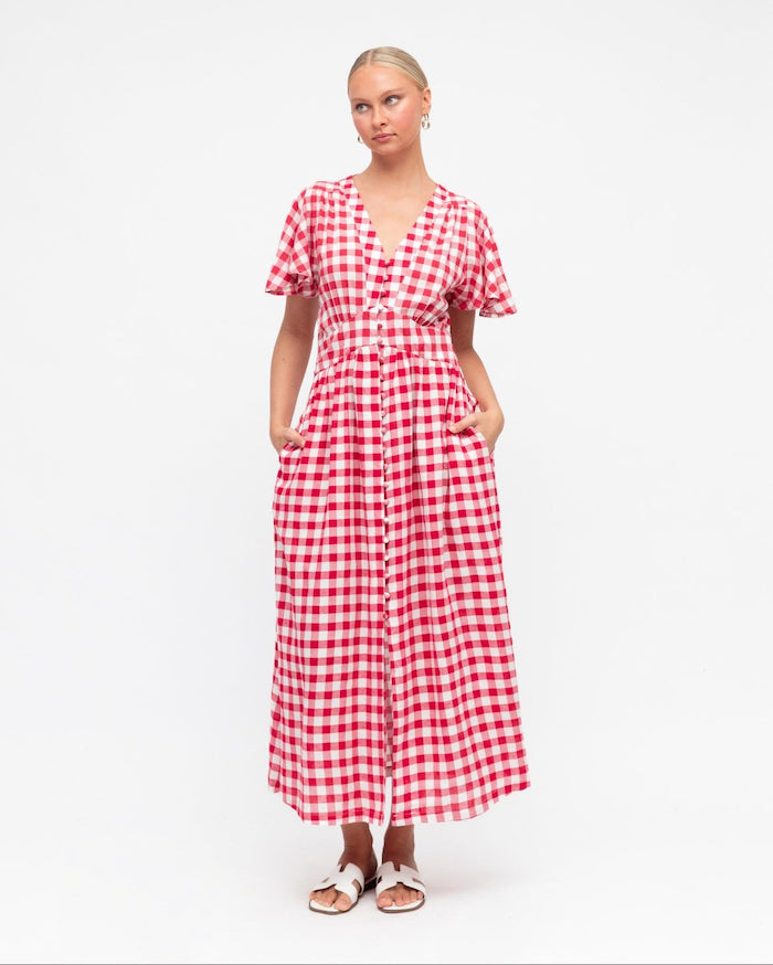 Cindy Gingham Dress