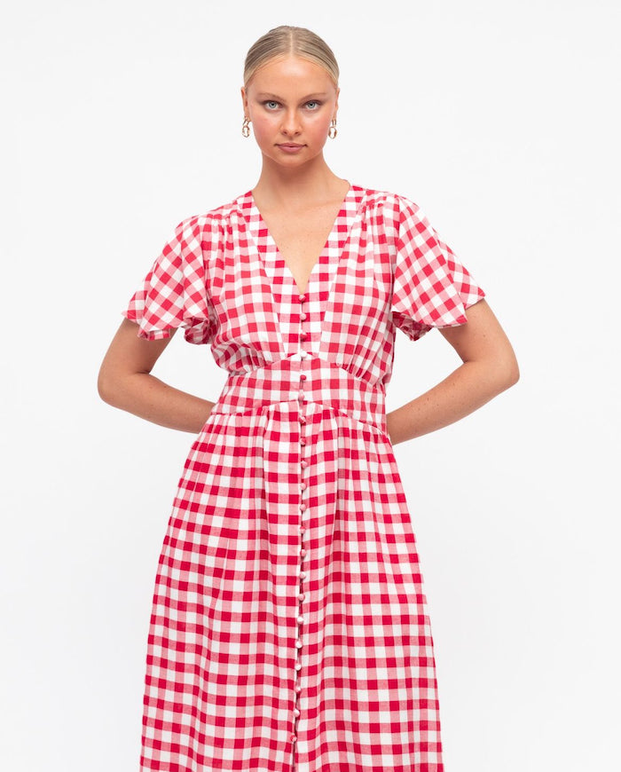 Cindy Gingham Dress
