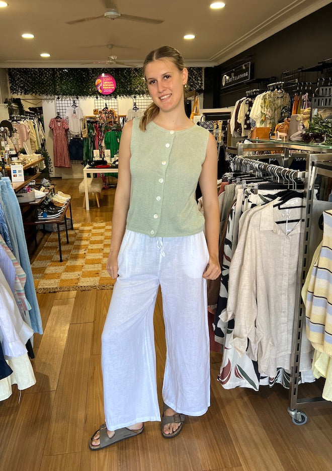 Cloe Top - Sage