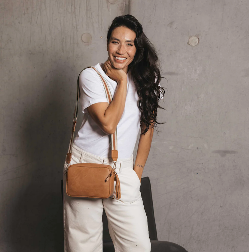 Indie Crossbody Bag - Tan