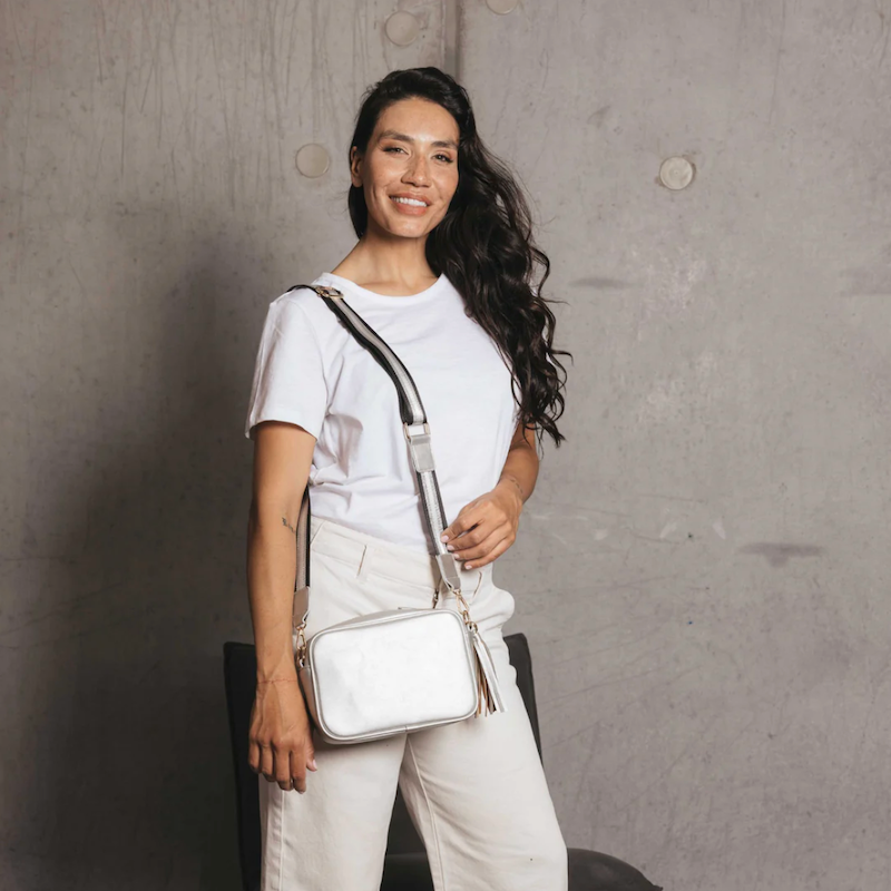 Indie Crossbody Bag - Silver