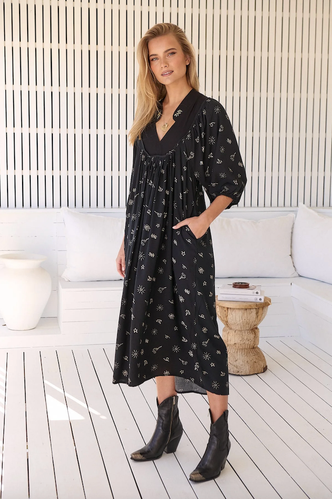 Love Is All Around Midi Dress
