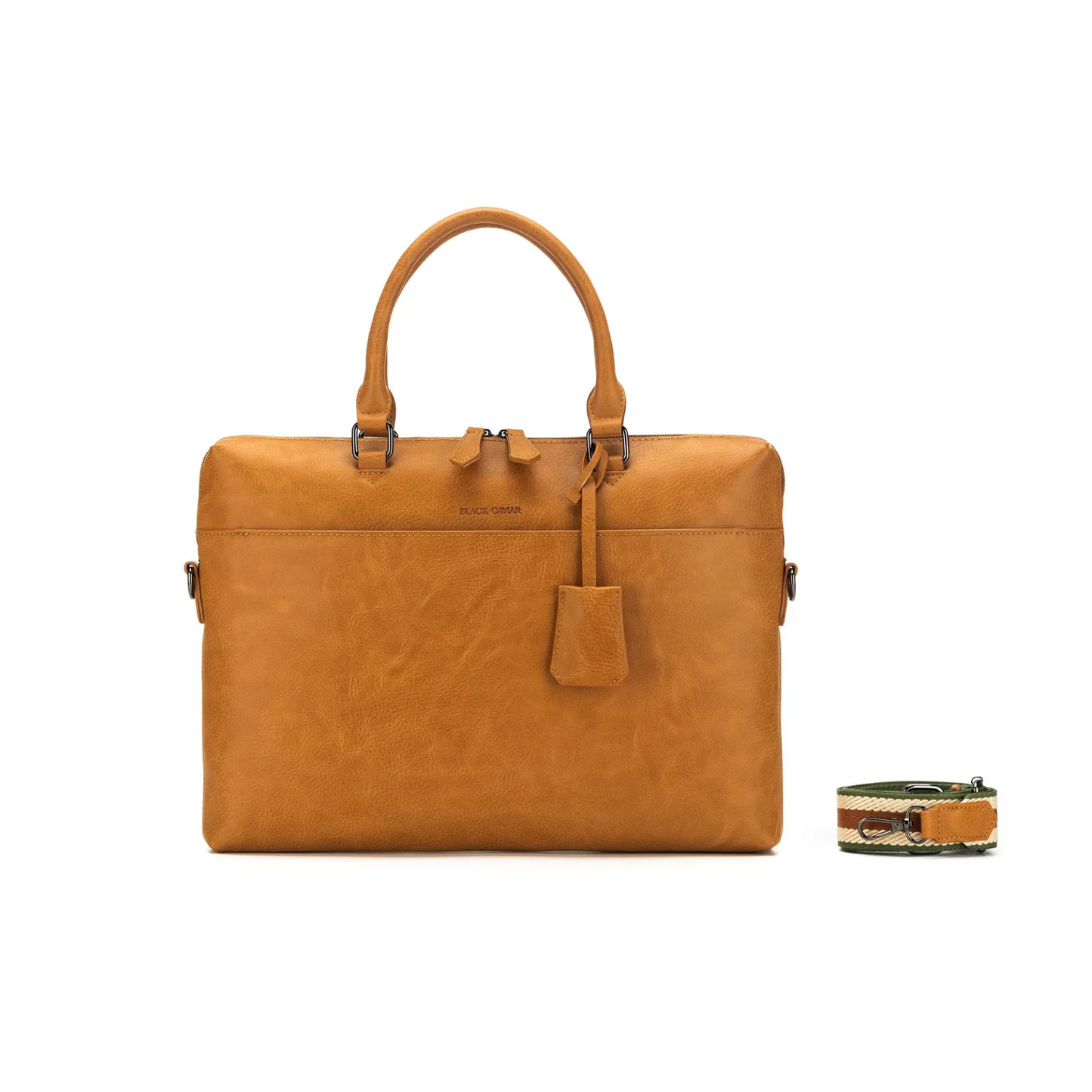 Roma Computer Bag - Tan