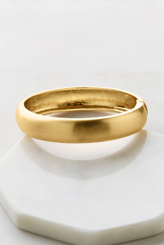 Ally Brushed Bracelet - Gold