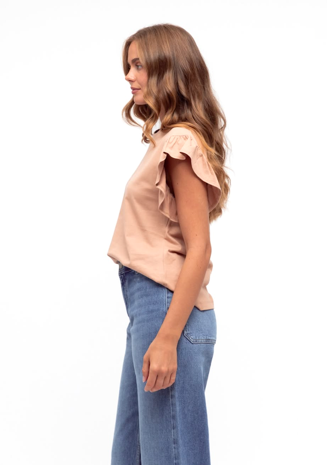 Sanctuary Flutter Tee - Neutral