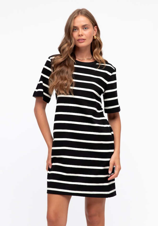 Easy Stripe T-Shirt Dress
