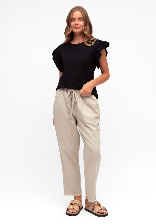Sanctuary Flutter Tee - Black