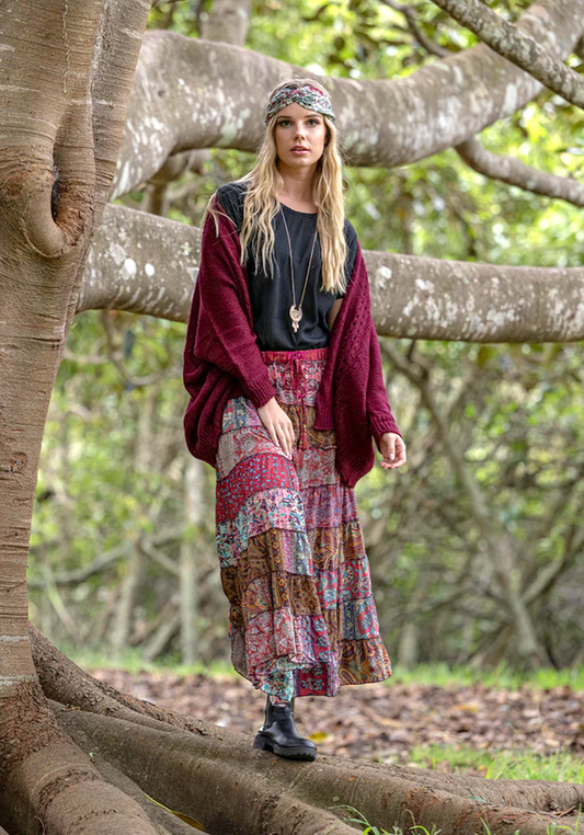 Stevie Skirt - Wine