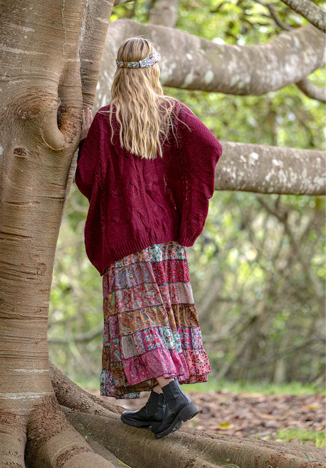 Stevie Skirt - Wine