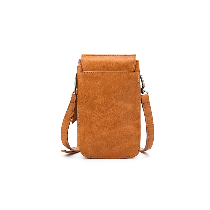 Lou Lou Phone Crossbody Wallet - Tan