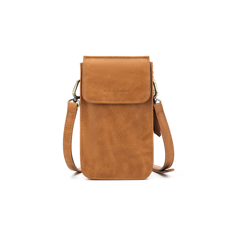 Lou Lou Phone Crossbody Wallet - Tan