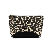 Mini Greta Pouch in Leopard by Black Caviar Designs — compact leopard print pouch, a bold and playful everyday accessory