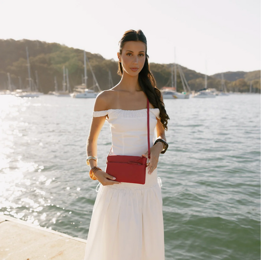 Jessie Crossbody Bag - Scarlet