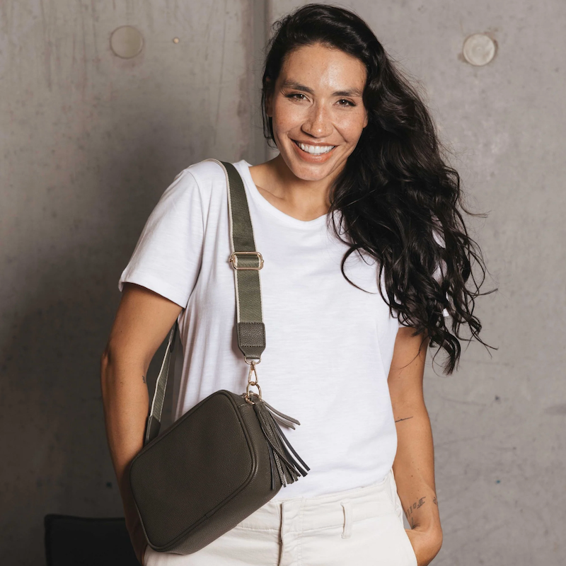 Indie Crossbody Bag - Dark Olive