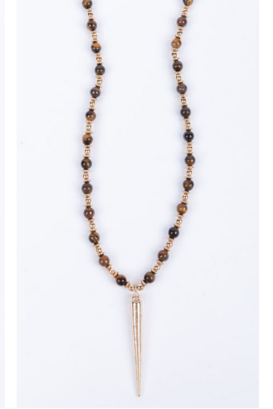 Sunray Necklace - Tigers Eye