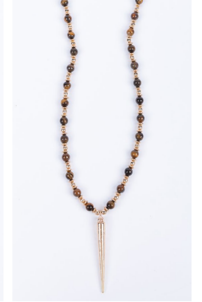 Sunray Necklace - Tigers Eye