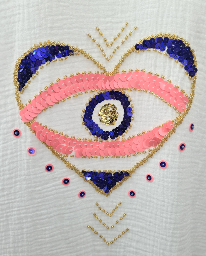 Beaded best sale shirt dress