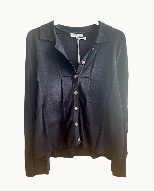 Luna Knit Shirt - Black