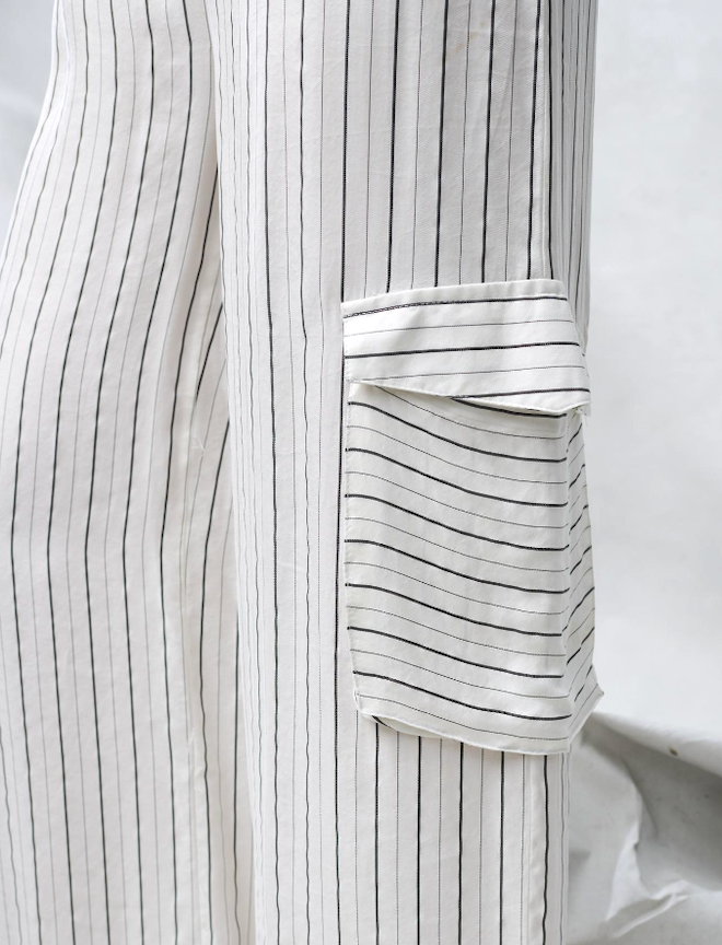 Stripe Cargo Pants