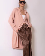 Rachel Hooded Cardi - Pink