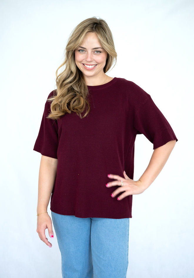 Nerida Short Sleeve Knit