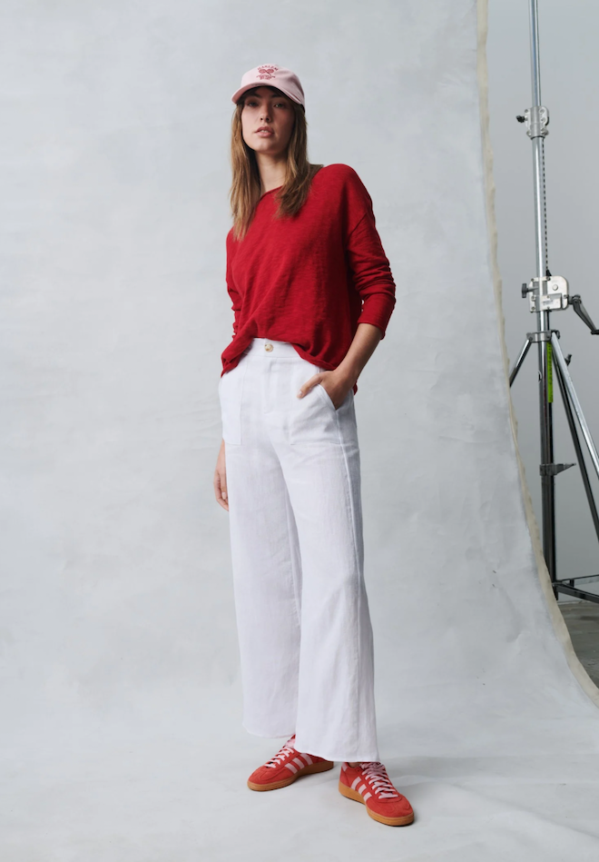 Jude Linen Pants - White