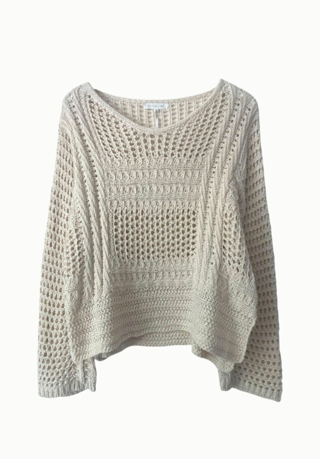 Crochet Sweater - Natural