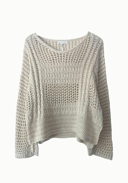 Crochet Sweater - Natural