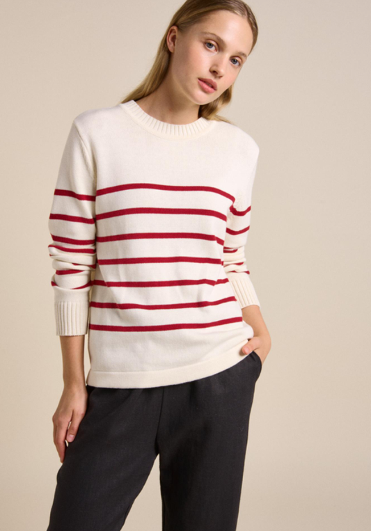 Serena Sweater - Cherry