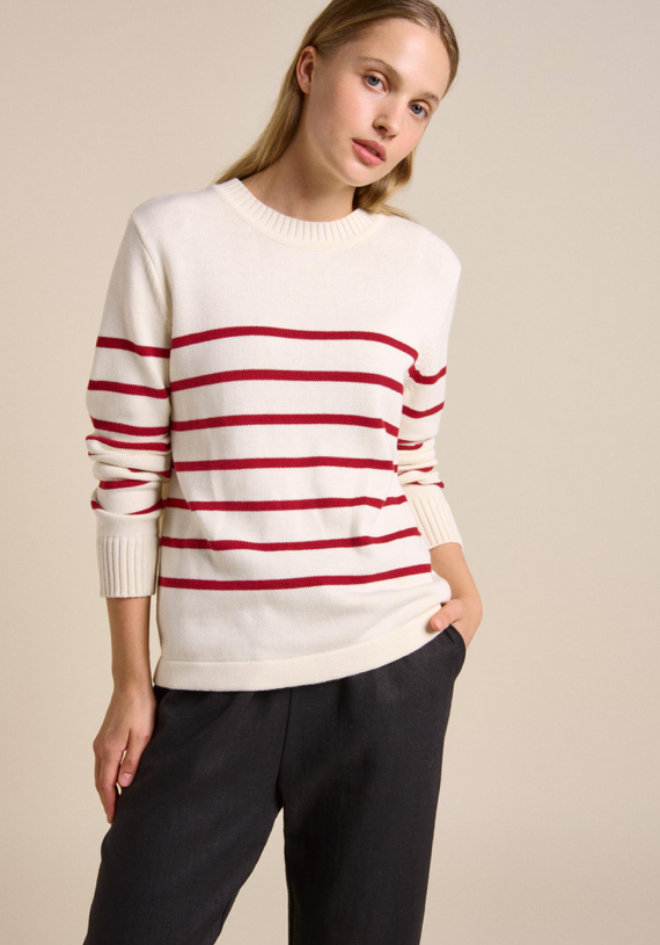 Serena Sweater - Cherry