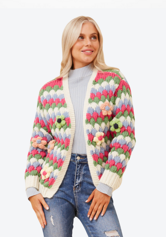 Flower Pop Cardi
