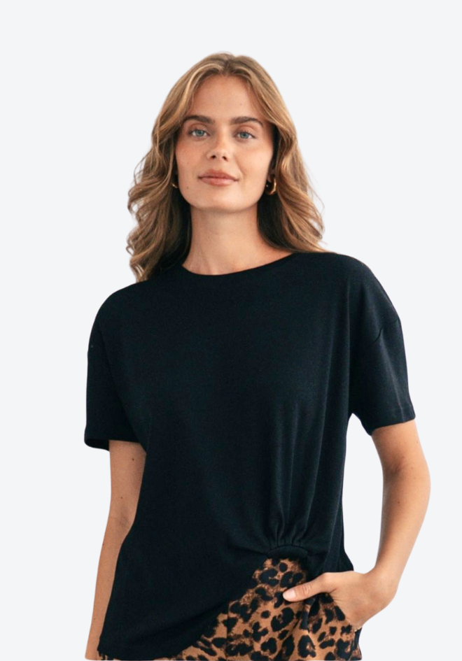 Easy Tuck Tee - Black