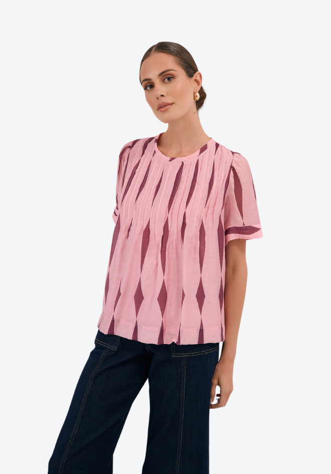 Pearl San Lorenzo Print Top