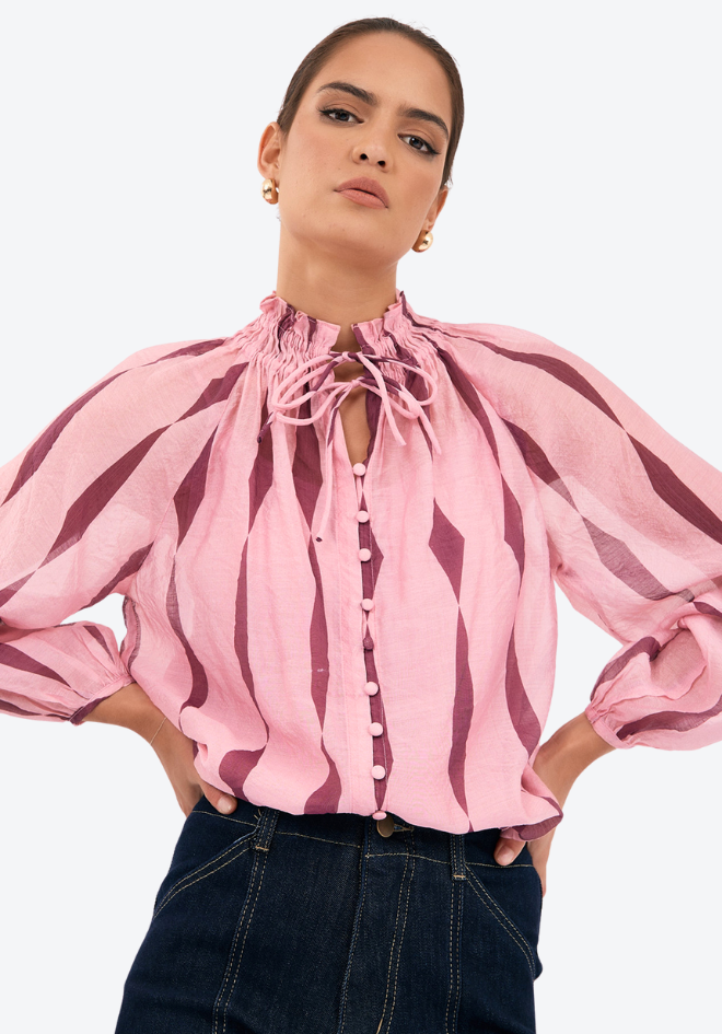 Opal San Lorenzo Long Sleeve Top