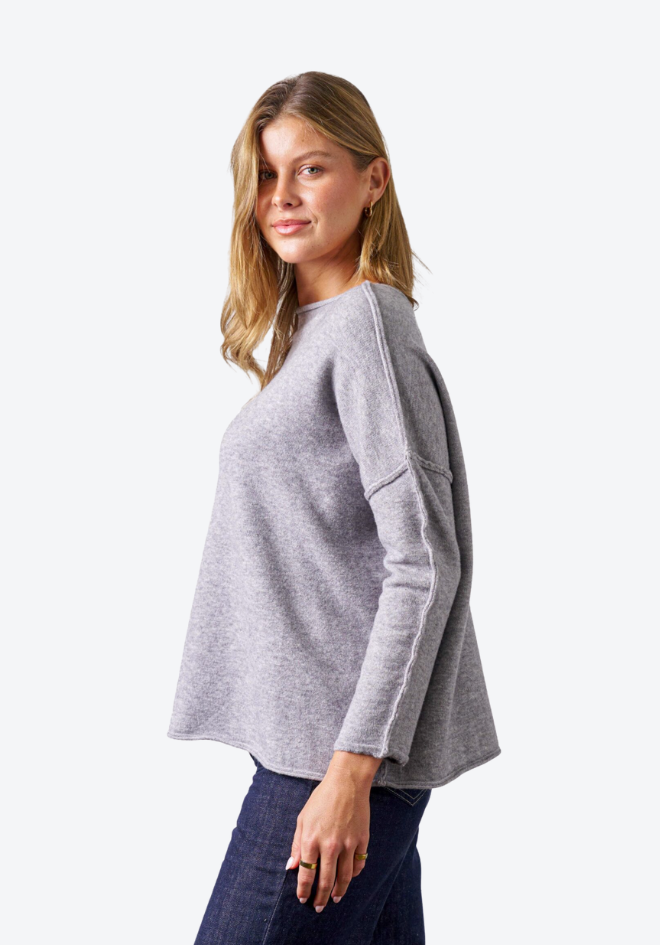 Tammy Knit Top - Grey