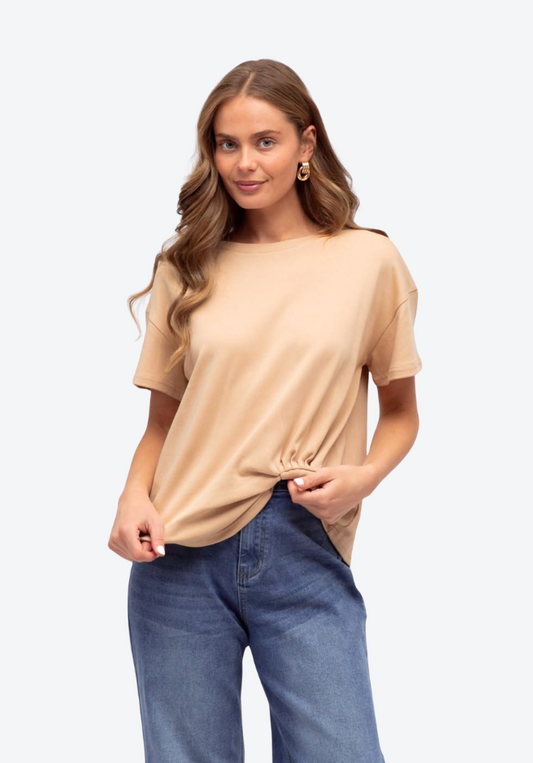 Easy Tuck Tee - Natural