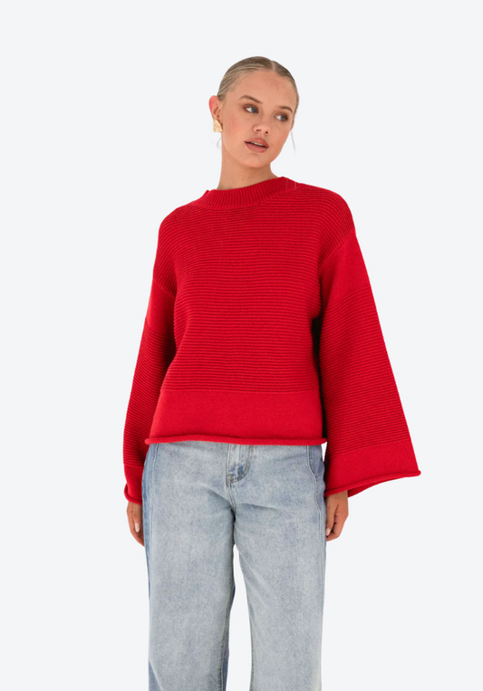 Jasper Knit - Red