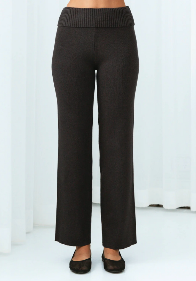 Pinto Knit Pant - Charcoal