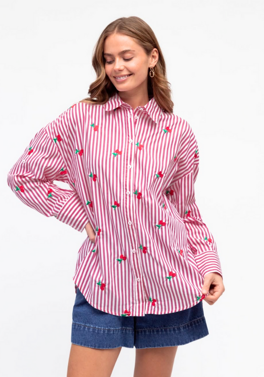 Sweet Cherry Shirt - Red
